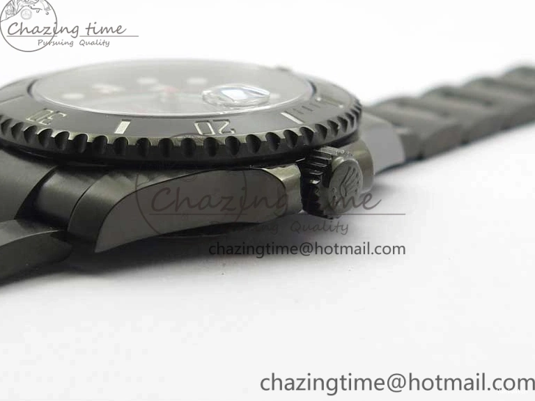 PVD 1:1 Noob Bracelet V10.5 Black PVD RED on SINGLE Dial Edition Submariner A2836 BLAKEN Best 0220